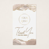 Pakket met ivoor goudpoeder visitekaartje (Voorkant)