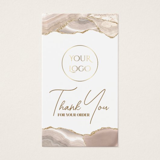Pakket met ivoor goudpoeder visitekaartje (Voorkant)