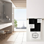 Pakket met keukengerei voor bloemen bad handdoek