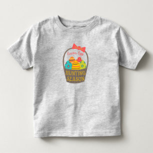 Pakket met naam voor de jacht op paaseieren kinder shirts