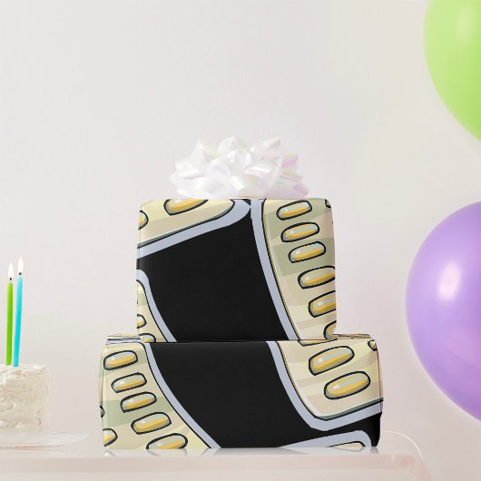 Pakket met papier voor het verpakken van pillen