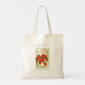 Pakket met rode bloem Waterverf zaaigoed Tote Bag (Achterkant)