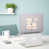 Pakket met Schattigee Herfst geïnspireerde &Thanks Sticker (Laptop op bureau)