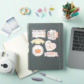 Pakket met Schattigee Herfst geïnspireerde &Thanks Sticker (iPad Cover)