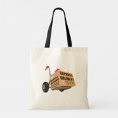 Pakket met snelle levering tote bag (Achterkant)