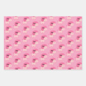 Pakket met twee verpakkingspapier inpakpapier vel (Voorkant 3)