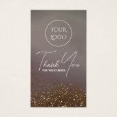 Pakket met vloeibaar glitter visitekaartje (Voorkant)