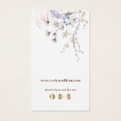 Pakket met wilde bloemen visitekaartje (Achterkant)