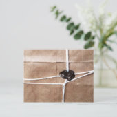 Pakket na creditcard briefkaart (Staand voorkant)