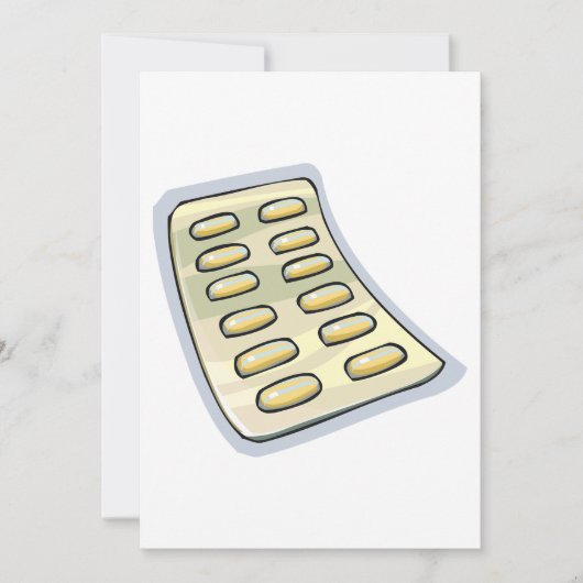 Pakket pillen kaart (Voorkant)