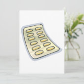 Pakket pillen kaart (Staand voorkant)