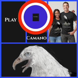 Pakket Racket, Eagle, Personaliseer Stadtekst T-shirt