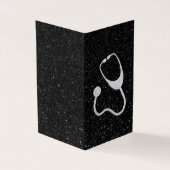 Pakket van 25 Glitter Stethoscoop Afstudeercadeau Kaart (Buitenkant)