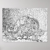 Pakket van Abstracte pagina voor het kleuren van v Poster (Voorkant)