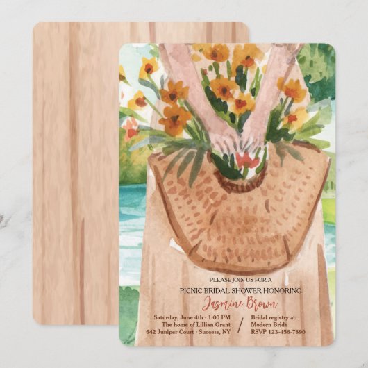 Pakket van de Uitnodiging (Voorkant / Achterkant)