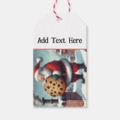 Pakket van tien gepersonaliseerde Santa Gift Label Cadeaulabel (Voorkant)