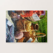 Pakket van Yarn op Flea Market Legpuzzel (Horizontaal)