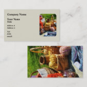 Pakket van Yarn op Flea Market Visitekaartje (Voorkant / Achterkant)