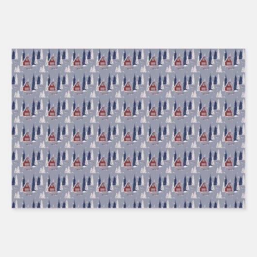 Pakket winterhutpapier van 3 vellen (Voorkant 2)