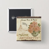 Pakket zaaizaad vierkante button 5,1 cm (Voorkant /achterkant)