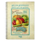  pakket zaden - Aangepaste tuin Notitieboek (Voorkant)