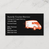 Pakketbezorging en koerier Visitekaartjes (Voorkant)
