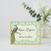 Pakketdessert of Snoep Buffet Table Sign. Briefkaart (Staand voorkant)