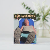 Pakketkaart voor afboeking ROCKS Briefkaart (Staand voorkant)