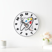 Pakketklok voor schilders grote klok (Huis)