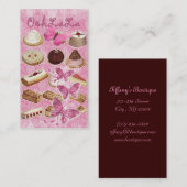 Pakketkoekjes bakkerij visitekaartje (Voorkant / Achterkant)