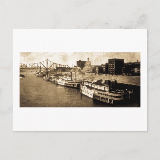 Pakketlanding Monongahela  Briefkaart (Voorkant)