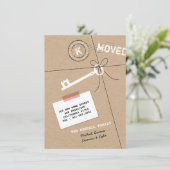 Pakketnummer en belangrijkste feestdag en aankondi kaart (Staand voorkant)