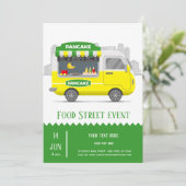 Pakketpankoek voor levensmiddelen kaart (Staand voorkant)