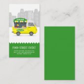 Pakketpankoek voor levensmiddelen visitekaartje (Voorkant / Achterkant)