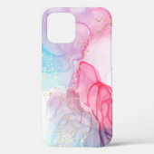 Pakketpastels met Gold Design-draagtas Case-Mate iPhone Case (Achterkant)