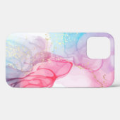 Pakketpastels met Gold Design-draagtas Case-Mate iPhone Case (Achterkant (horizontaal))