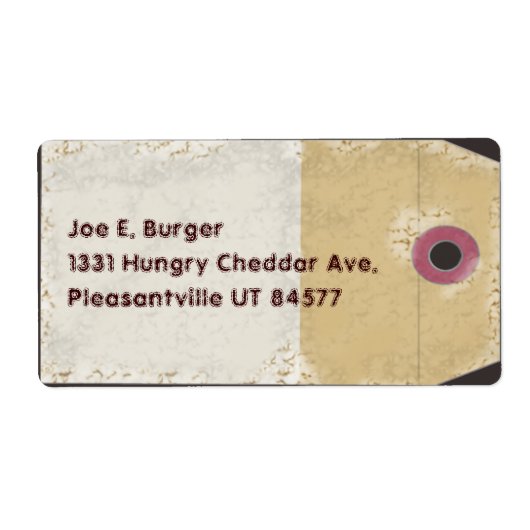 Pakketstijl Label (Voorkant)