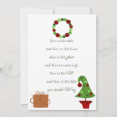 Pakketten aan de deur kaart (Achterkant)