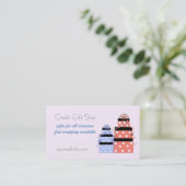  pakketten Gift Shop Visitekaartje (Staand voorkant)