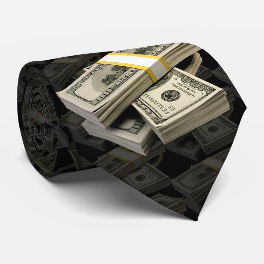 Pakketten met 100 dollar stropdas (Opgerold)