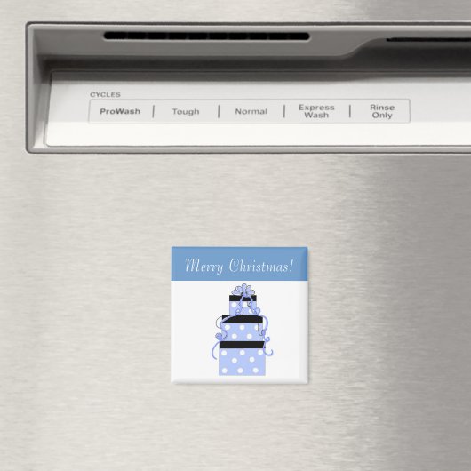 pakketten met blauwe en witte poolpunten magneet (Insitu (Vaatwasser))