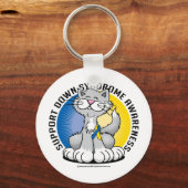 Pakketten voor downsyndroomkat sleutelhanger (Voorkant)