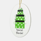  pakketten voor een speciale leraar keramisch ornament (Links)