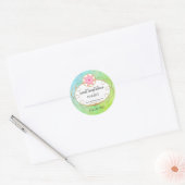 Pakketten voor koekjesbakkerij ronde sticker (Envelop)