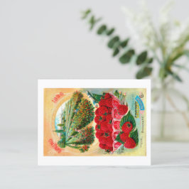 Pakketten voor zaaizaad briefkaart