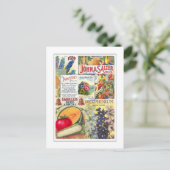 Pakketten voor zaaizaad briefkaart (Staand voorkant)