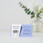 Pakking- en uitpakservice, verwijderingsservice visitekaartje (Staand voorkant)