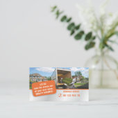 Pakking- en uitpakservice, verwijderingsservice visitekaartje (Staand voorkant)