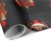 Pakpapier met Kersthond – Vrolijkheid in elke vouw (Rol Hoek)