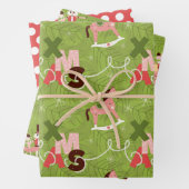 pakpapier met notenkraker inpakpapier vel (In situ)